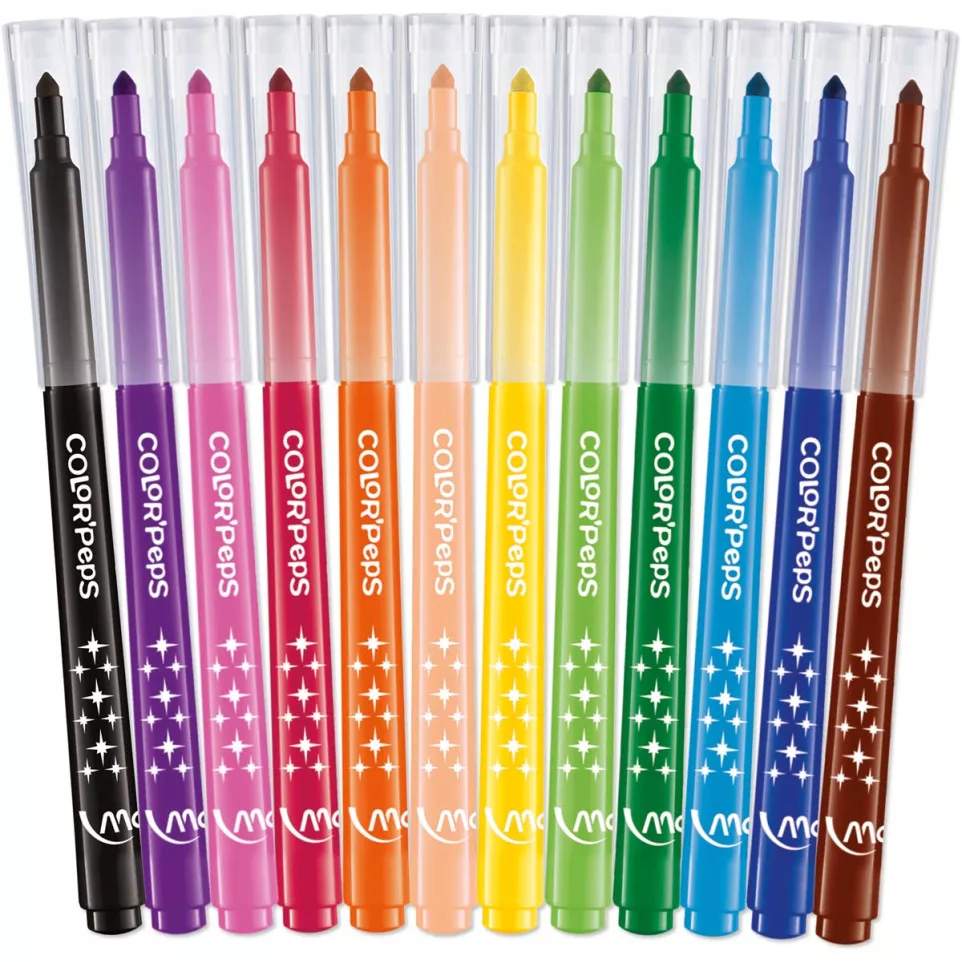 Maped Viltstift Color'Peps 12 stiften...