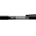 BIC Soft Feel Retractable Ballpoint Pen Medium Point Black