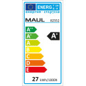 MAUL Lampadaire LED Sphere 195cm, lumière blanche chaude, réglable, noir