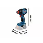 Bosch Click & go GDX 18V-210 C slagschroevendraaier / schroevendraaier (zonder accu en lader) / pce
