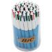Bic Colours Original 4-kleurenbalpen, medium, klassieke inktkleuren, tubo van 36 stuks