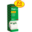 Scotch plakband Scotch Magic  Tape value pack met 8 rollen waarvan 1 gratis