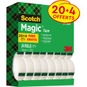 3M Scotch Magic Tape Value Pack 19 mm x 33 m, Special Offer of 24 Rolls