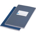 Atlanta by Jalema kasboeken 2 x 1 kolom, kleur: blauw