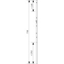 GU Secury X F16 SZ-R2 boven- en onderrail kit met cilinderbediening / pce