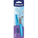 Pelikan Twist vulpen, op blister, lichtblauw
