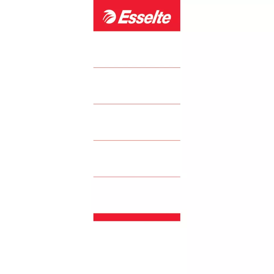 Esselte non-adhesive spine labels, 5...