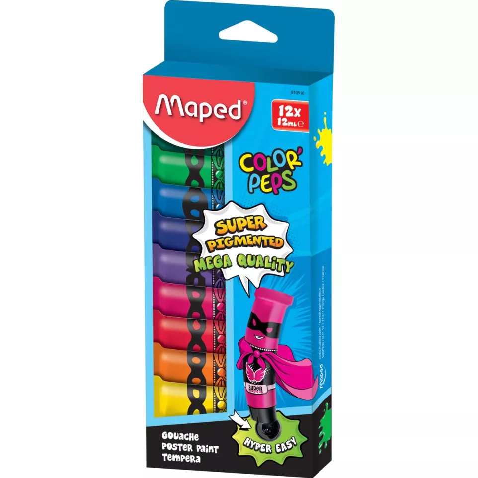 Maped Color'Peps plakkaatverf, tubes...