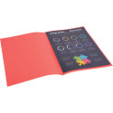 Exacompta chemise de classement Rock's 80, ft 22 x 31 cm, paquet de 100, rouge