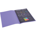 Exacompta Rock's 80 dossiermap, ft 22 x 31 cm, pak van 100, paars