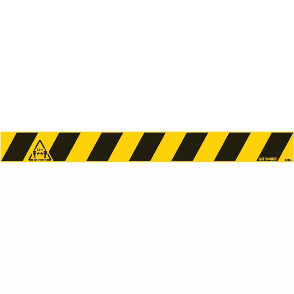 Floor sticker keep your distance ft...