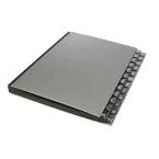 Class'ex File Organizer with A-Z Index, Silver