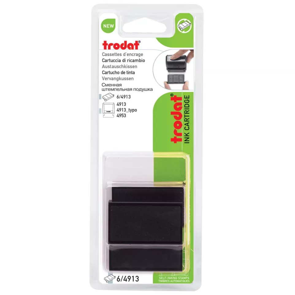 Trodat Black Replacement Ink Pad for...
