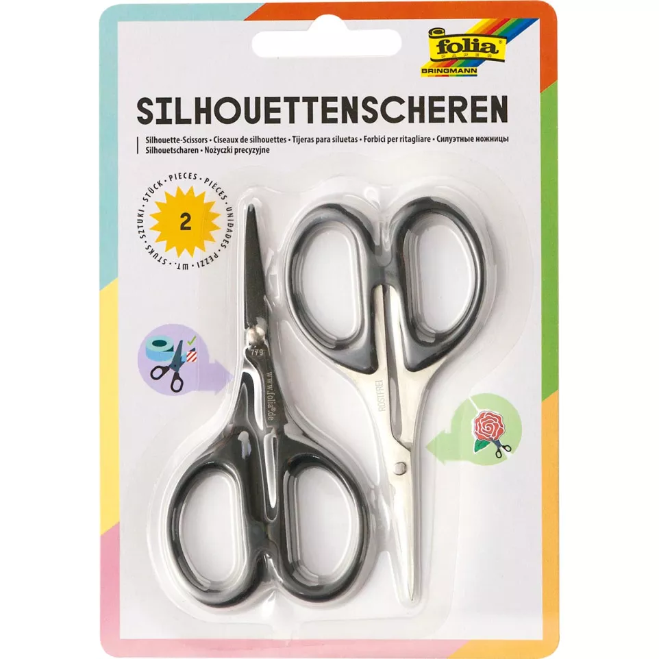 Folia Set of 2 Silhouette Scissors...