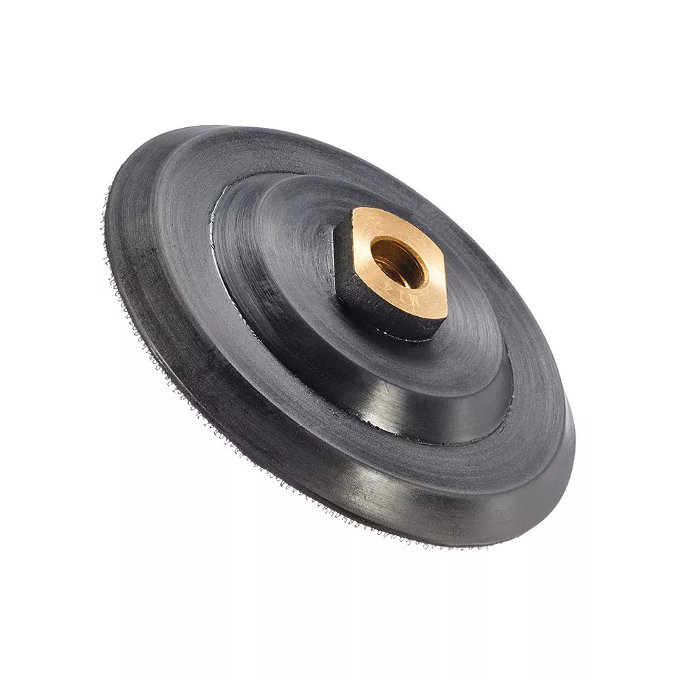 Velcro Backing Rubber Pad Ø125mm M14...