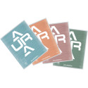 Aurora ruled notebook, 16.5 x 21 cm, 75 sheets, 2 holes, lined