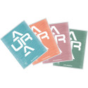 Aurora Ruled Notepad, 16.5 x 21 cm, 75 Sheets, 2 Holes, Commercial Grid