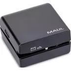 MAUL briefopener electrisch incl. batterijen, 7.4x7.4x7.4cm, zwart