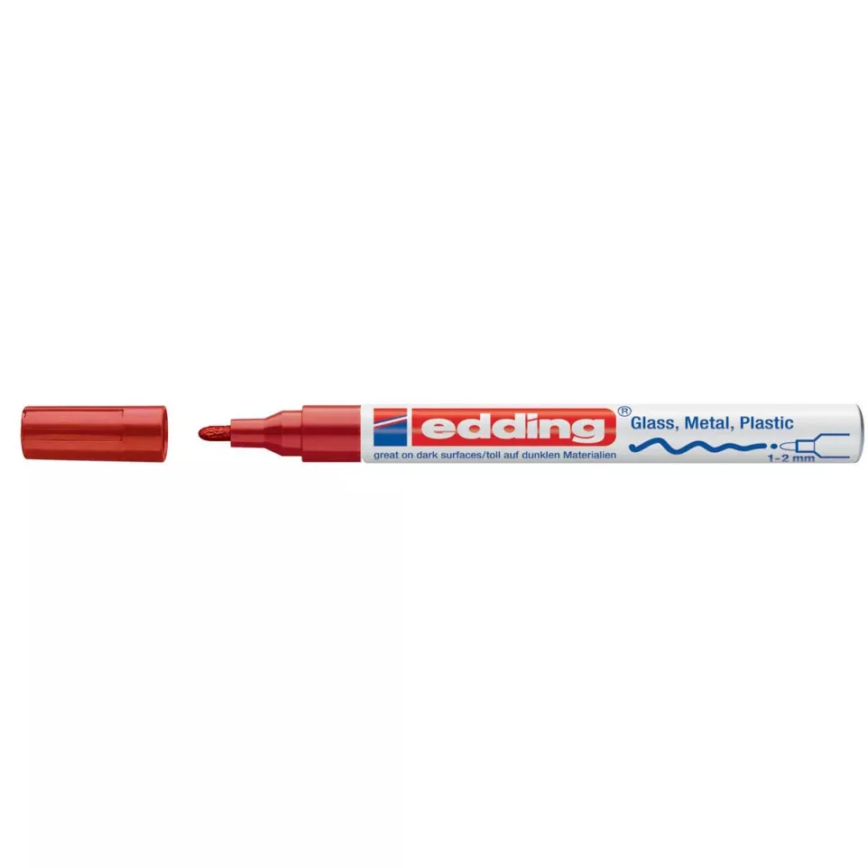 edding 751 Gloss Paint Marker Red