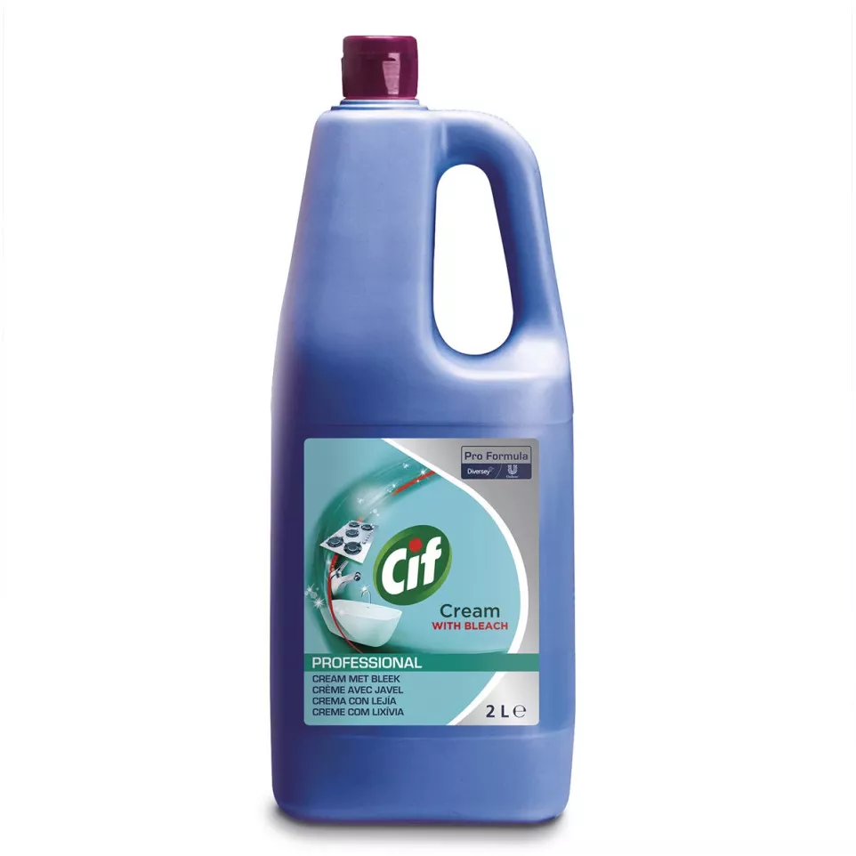 Cif schuurcrème, met bleekwater,...
