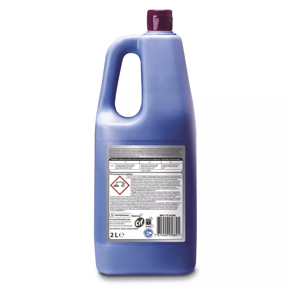 Cif schuurcrème, met bleekwater,...