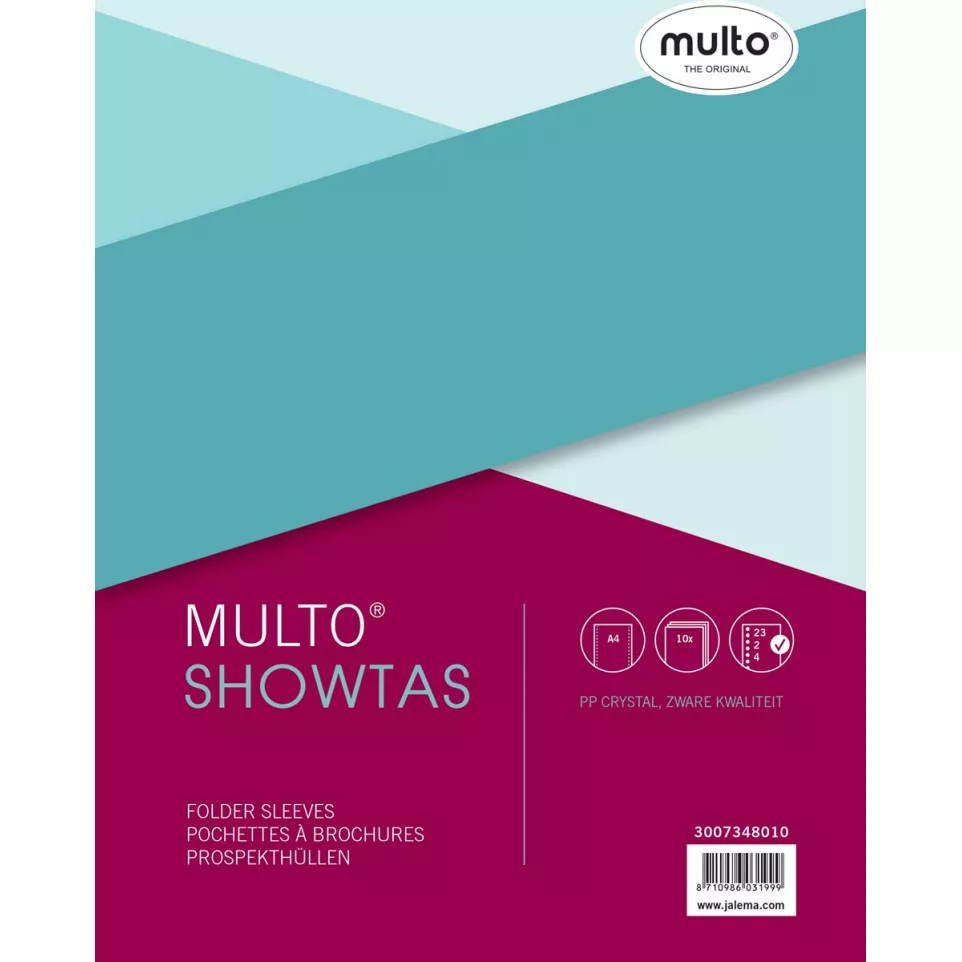 Multo geperforeerde showtas ft A4,...