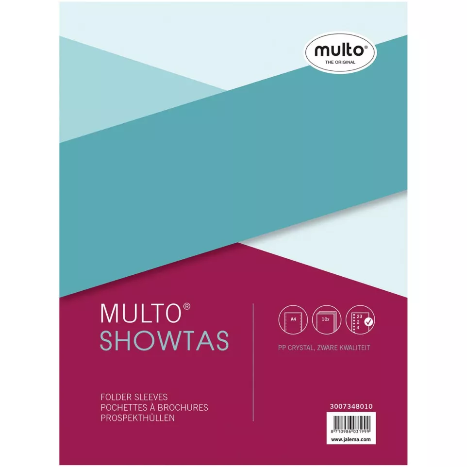 Multo geperforeerde showtas ft A4,...