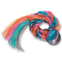 Folia scoubidou draad met glitter, pak met 50 draden
