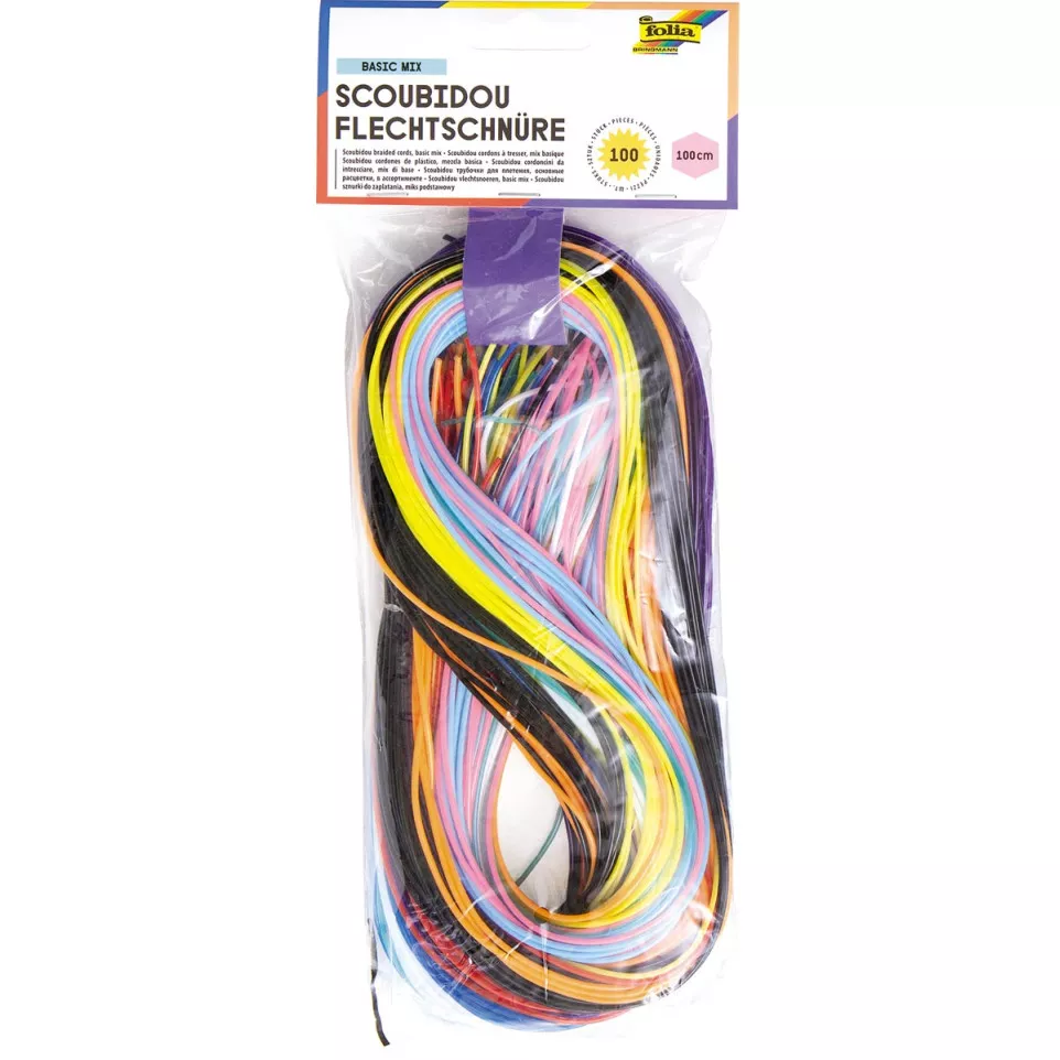 Folia Scoubidou draad, pak van 100...