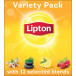 Lipton Variety Pack 12 Flavors Display Box of 180 Tea Bags
