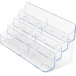 Deflecto porte-cartes de visite 2 x 4 compartiments, transparent