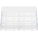Deflecto porte-cartes de visite 2 x 4 compartiments, transparent