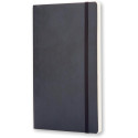 Moleskine notitieboek, ft 13 x 21 cm, effen, soepele cover, 192 bladzijden, zwart