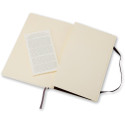 Moleskine Classic Softcover Notebook, 13 x 21 cm, Plain, 192 Pages, Black