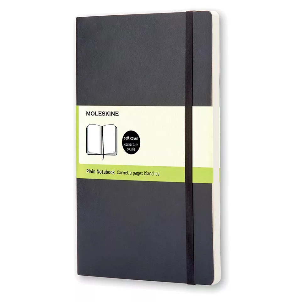 Moleskine Classic Notebook, 9 x 14...