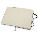 Moleskine carnet de notes, ft 13 x 21 cm, uni, couverture solide, 240 pages, noir