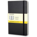 Moleskine notitieboek, ft 13 x 21 cm, geruit, harde cover, 240 bladzijden, zwart
