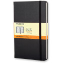 Moleskine Classic Ruled Notebook, 13 x 21 cm, Hard Cover, 240 Pages, Black