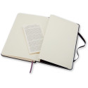 Moleskine notitieboek, ft 13 x 21 cm, gelijnd, harde cover, 240 bladzijden, zwart