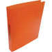 Alpha classeur à anneaux, pour ft A4, en PP, 2 anneaux de 25 mm, orange tranparent