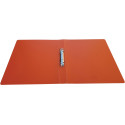 Alpha classeur à anneaux, pour ft A4, en PP, 2 anneaux de 25 mm, orange tranparent