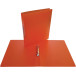 Alpha classeur à anneaux, pour ft A4, en PP, 2 anneaux de 25 mm, orange tranparent