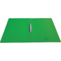 Alpha A4 Polypropylene 2-Ring Binder 25 mm Transparent Green