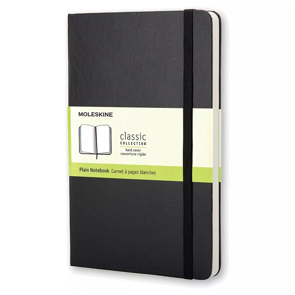 Moleskine Classic Notebook, 9 x 14...