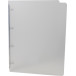 Alpha A4 Polypropylene 4 Ring Binder 16mm Transparent White