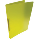 Alpha A4 Plastic Ring Binder, 2 Rings 16mm, Yellow Transparent