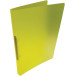 Alpha A4 Plastic Ring Binder, 2 Rings 16mm, Yellow Transparent