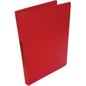 Alpha A4 Polypropylene 2-Ring Binder 16mm Transparent Red