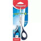 Maped ciseaux Sensoft, ft 16 cm, gauche, bouts pointus, inox, couleurs assorties, blister de 1 pièce