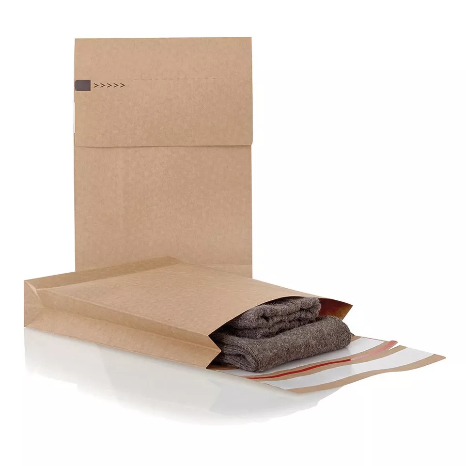 eGreen flat-bottom pouch, size 350 x...